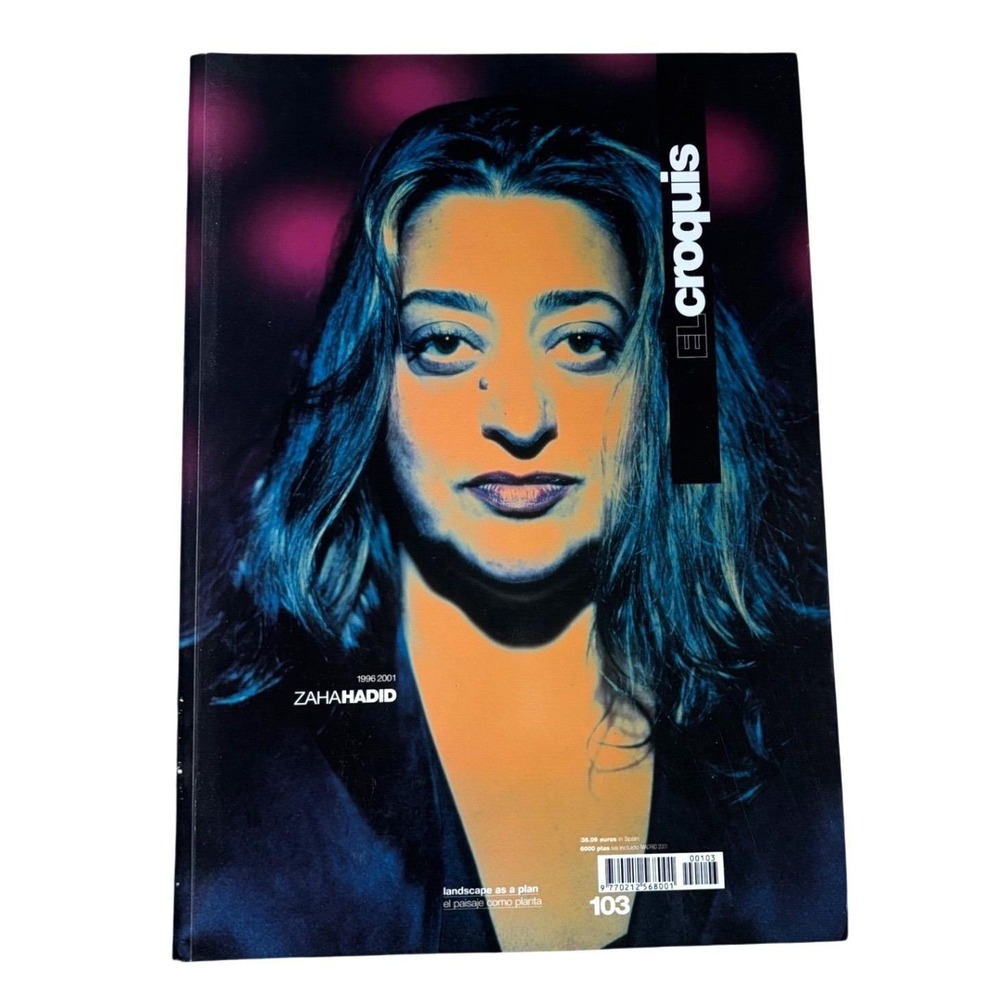 Zaha Hadid El Croquis 103 2004 Spanish/English 1996/2001 Architecture Spain - Picture 1 of 6
